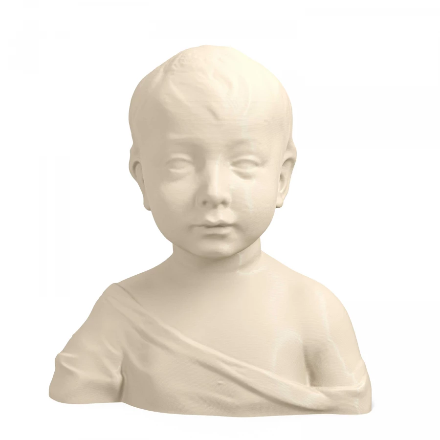 Bambino di Settignano in avorio chiaro