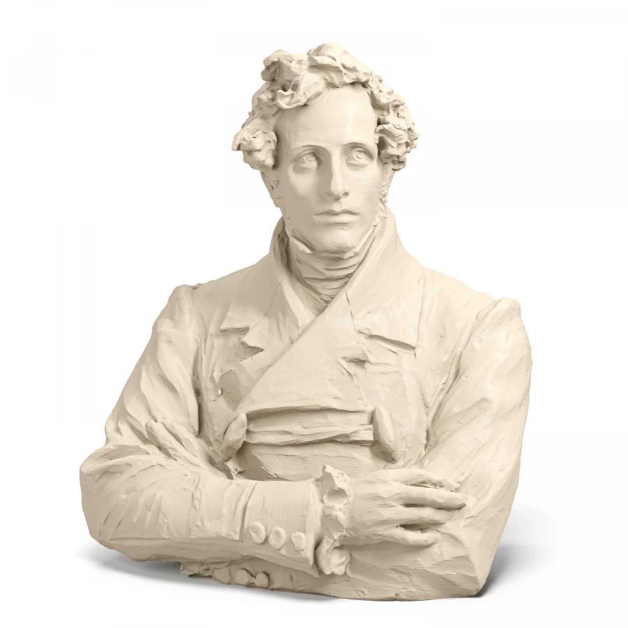 Vincenzo Bellini in avorio chiaro