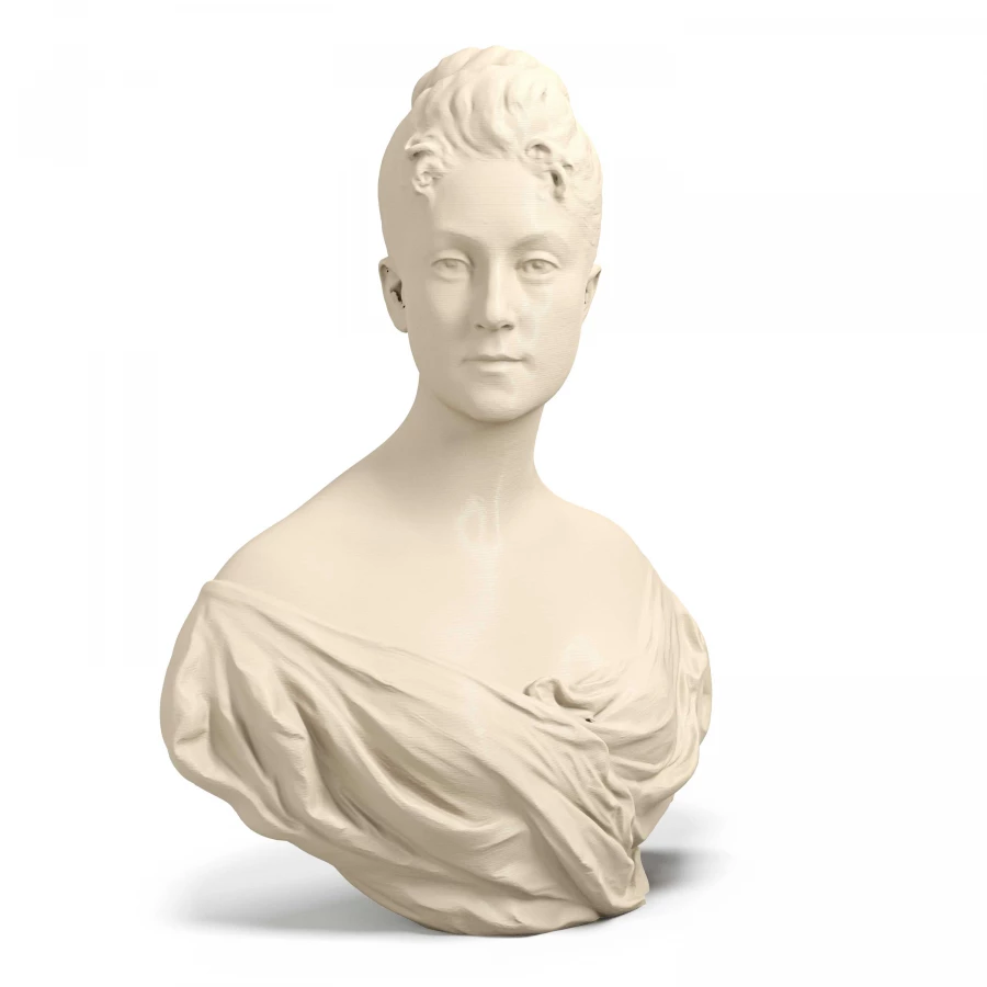 Nobildonna di Franceschi in avorio chiaro