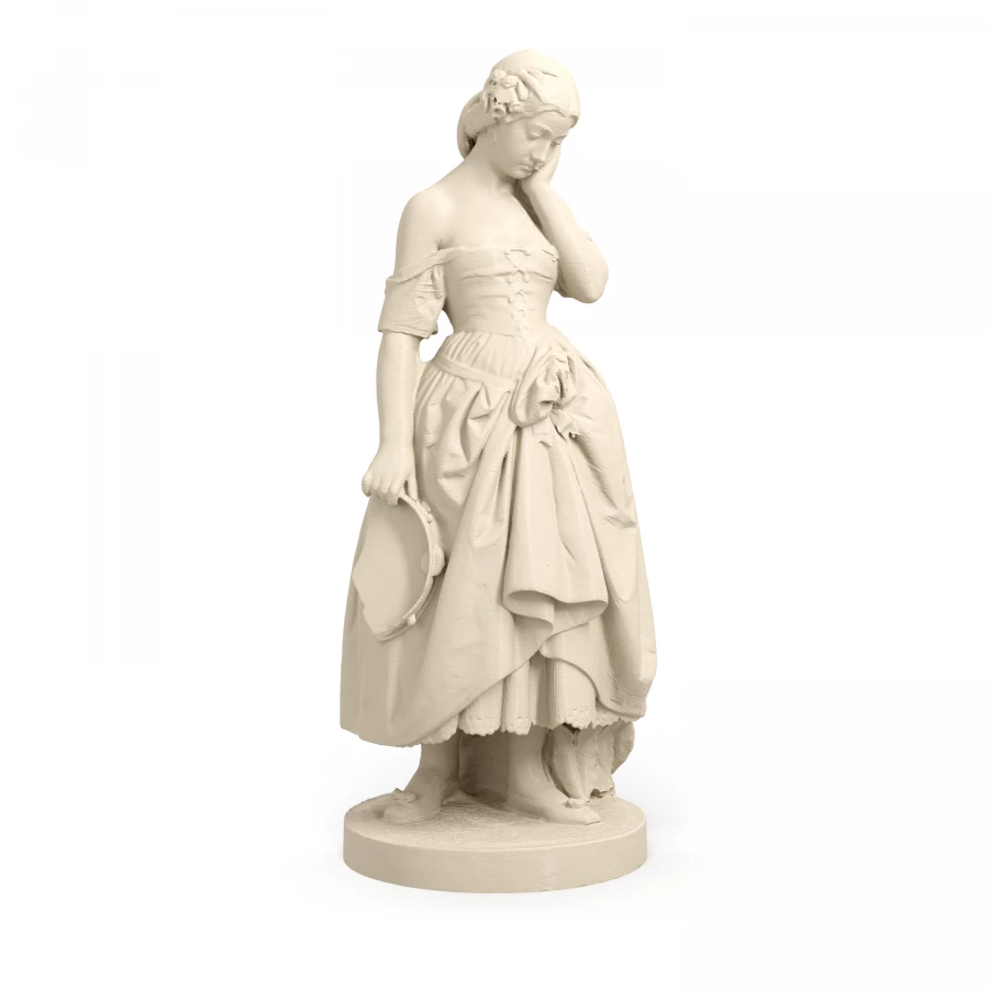 Fanciulla in avorio chiaro