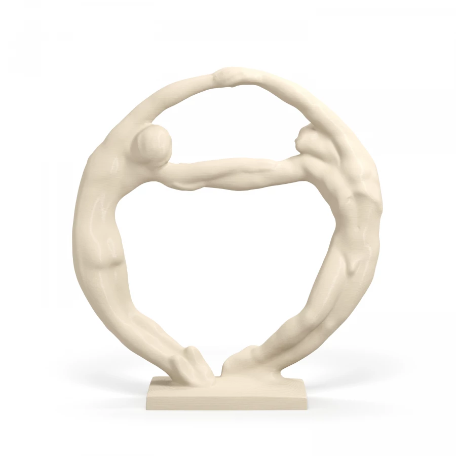 L'anello della vita in avorio chiaro